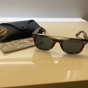 BRAND NEW: Ray-Ban Wayfarer Double Bridge Tortoise